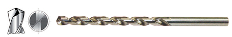 HSSE高速钢直柄深孔长麻花钻头