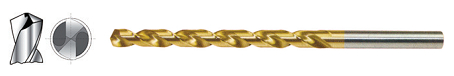 HSSE镀钛直柄深孔长麻花钻头