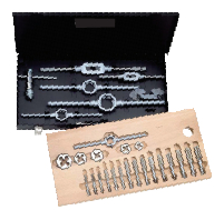 美制粗牙、细牙丝锥板牙组套