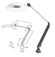 工作台照明放大镜