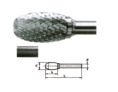 硬质合金钢椭圆形旋转锉