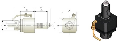轴向筒夹动力刀座