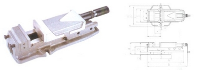 外藏式油压台虎钳