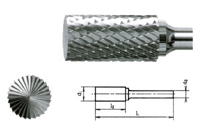 硬质合金钢圆柱旋转锉