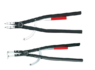 大型弯嘴孔用卡簧钳