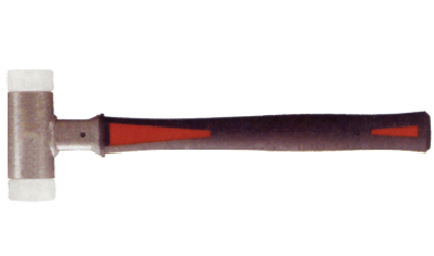 钢柄尼龙无反弹锤