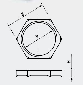 黄铜锁紧六角螺母
