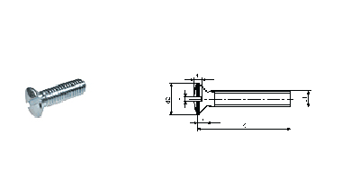 开槽半沉头螺钉