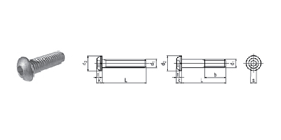 半圆头内六角螺钉