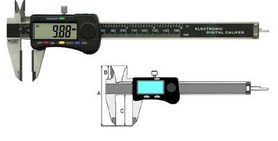 数显式游标卡尺
